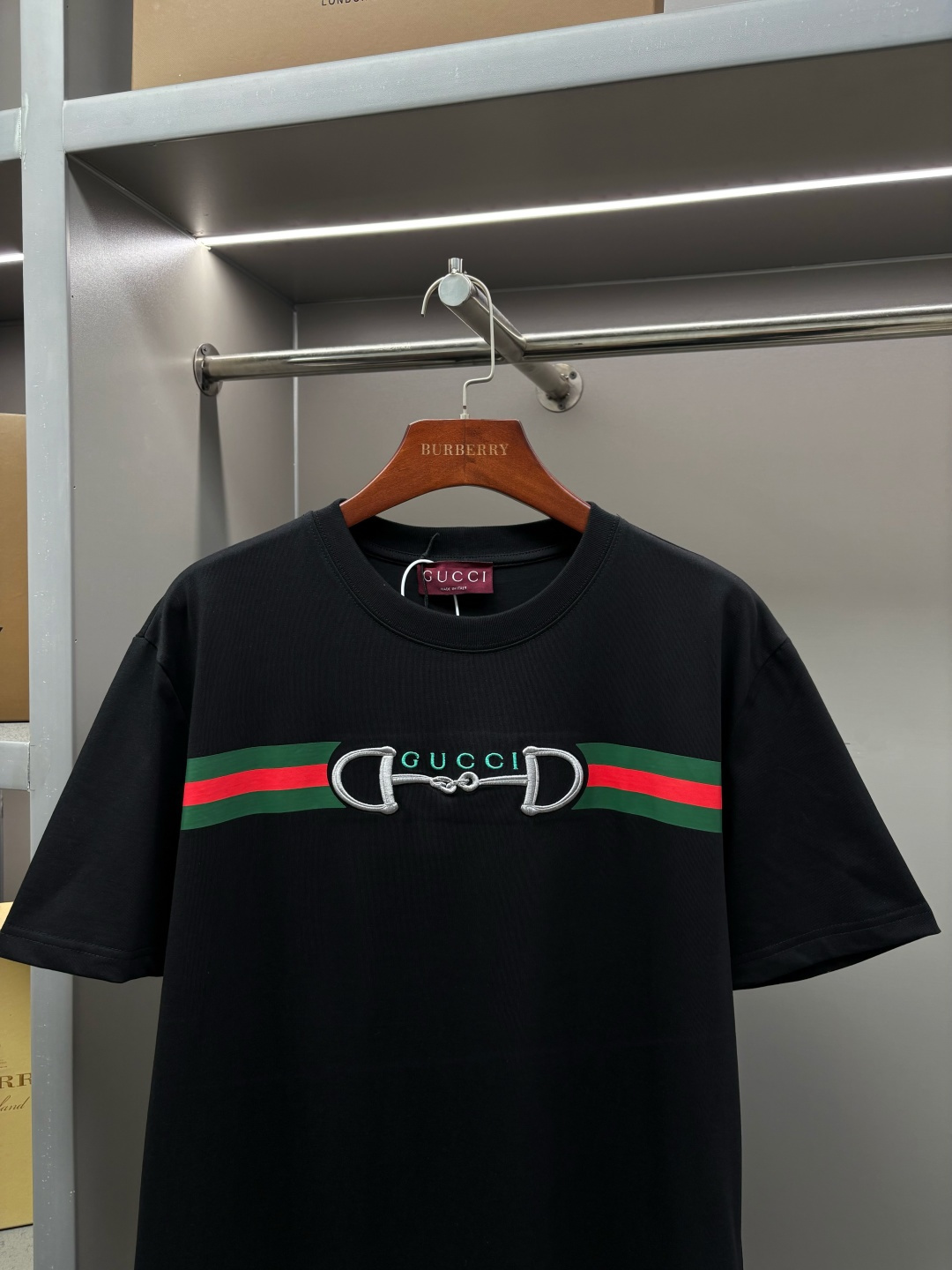 Gucci GUCCI 古驰 马鞍刺绣印花新款短袖T桖衫