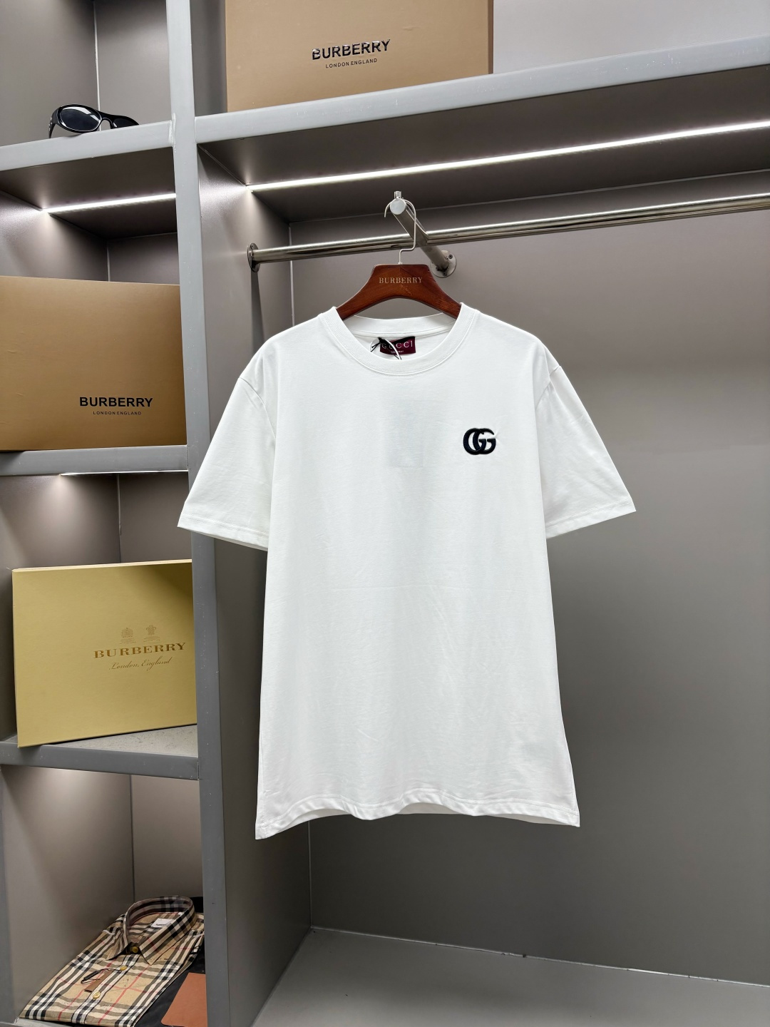 Gucci GUCCI 古驰 双G刺绣新款短袖T桖衫