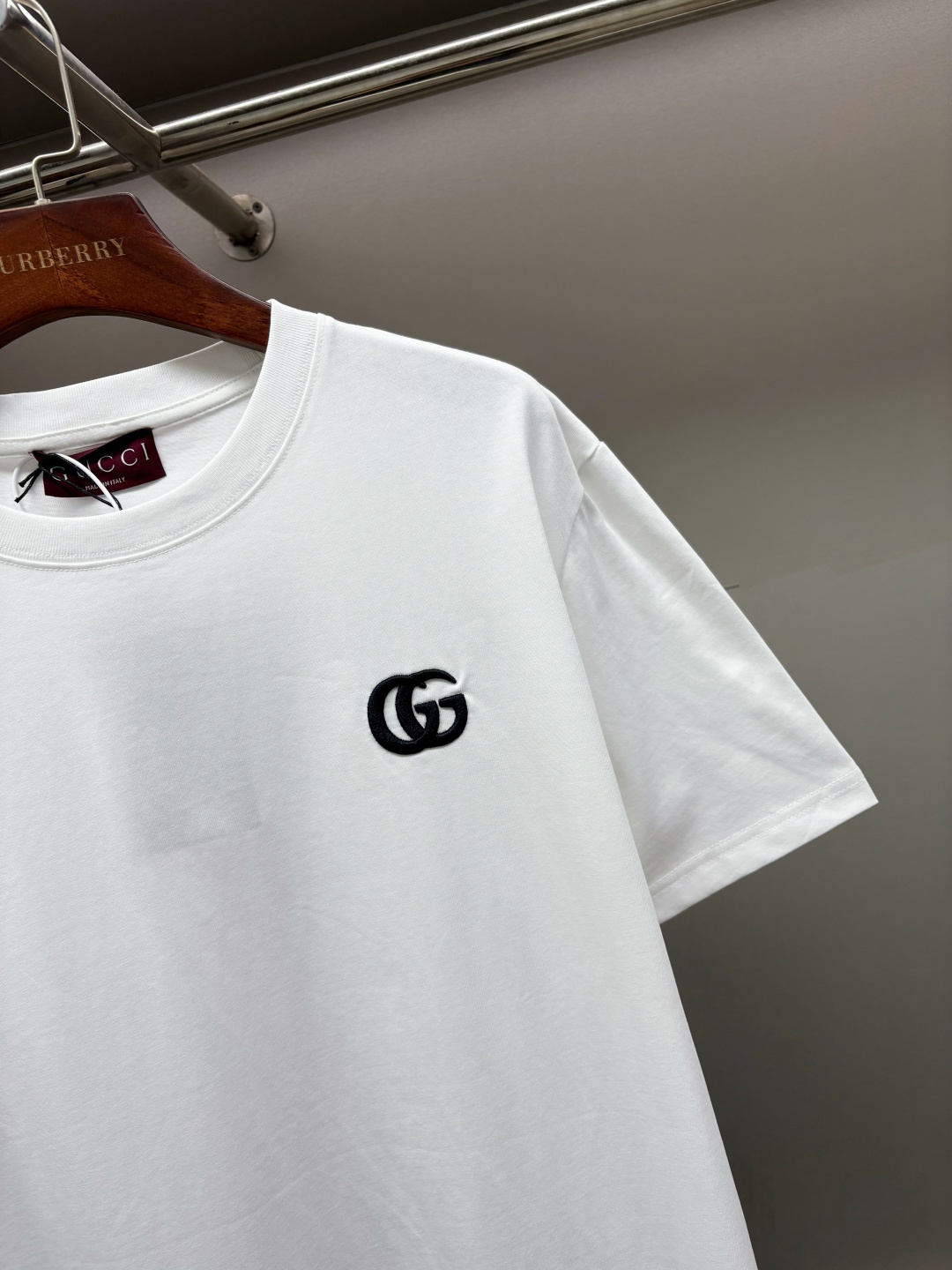 Gucci GUCCI 古驰 双G刺绣新款短袖T桖衫