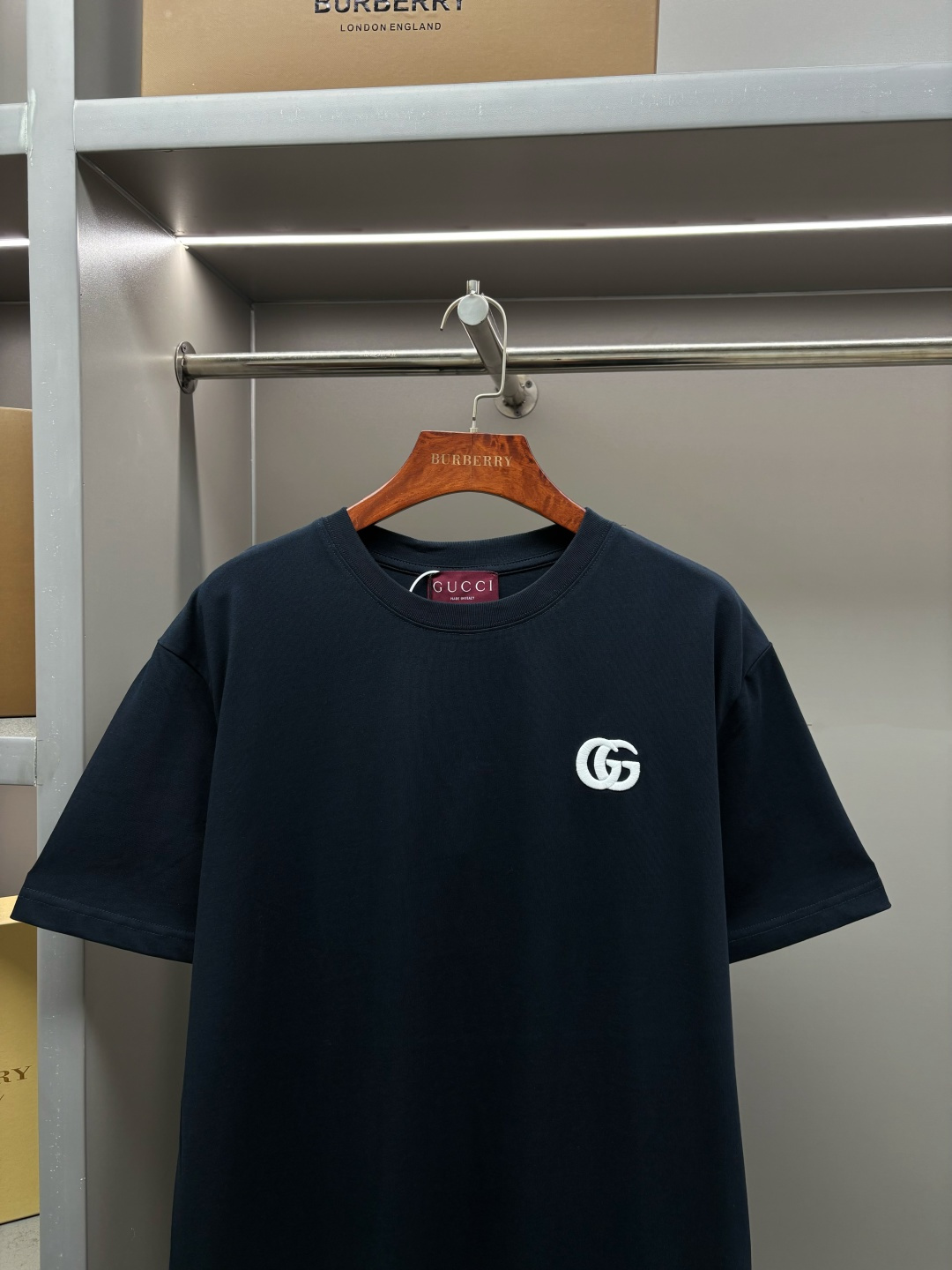 Gucci GUCCI 古驰 双G刺绣新款短袖T桖衫