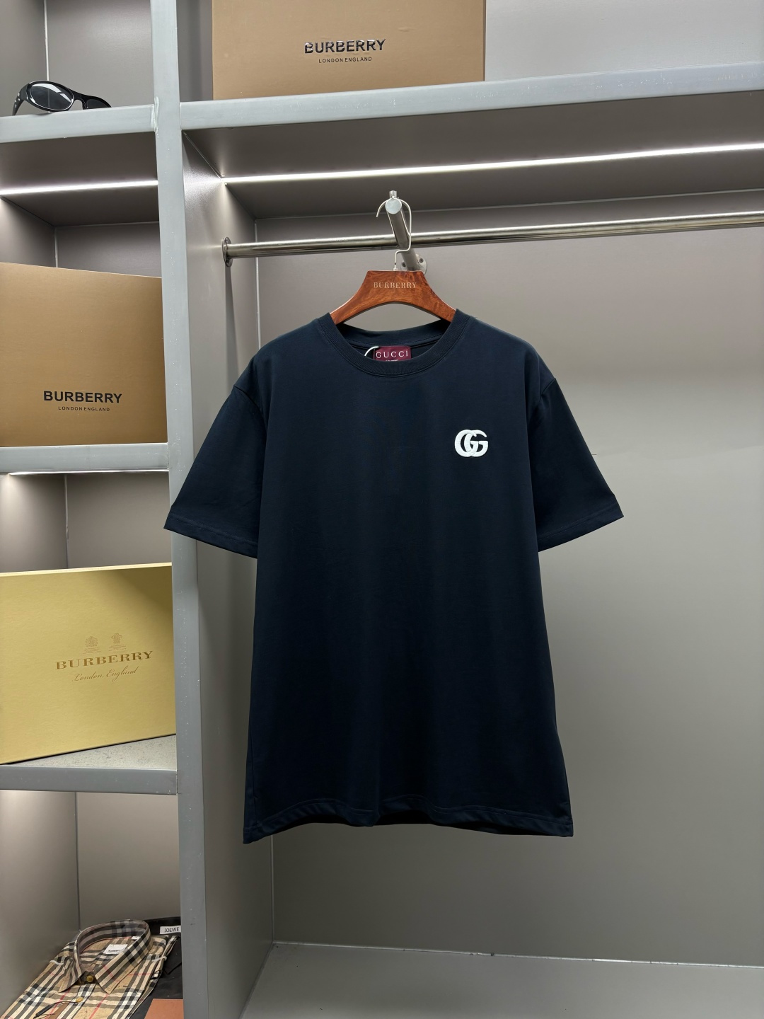 Gucci GUCCI 古驰 双G刺绣新款短袖T桖衫