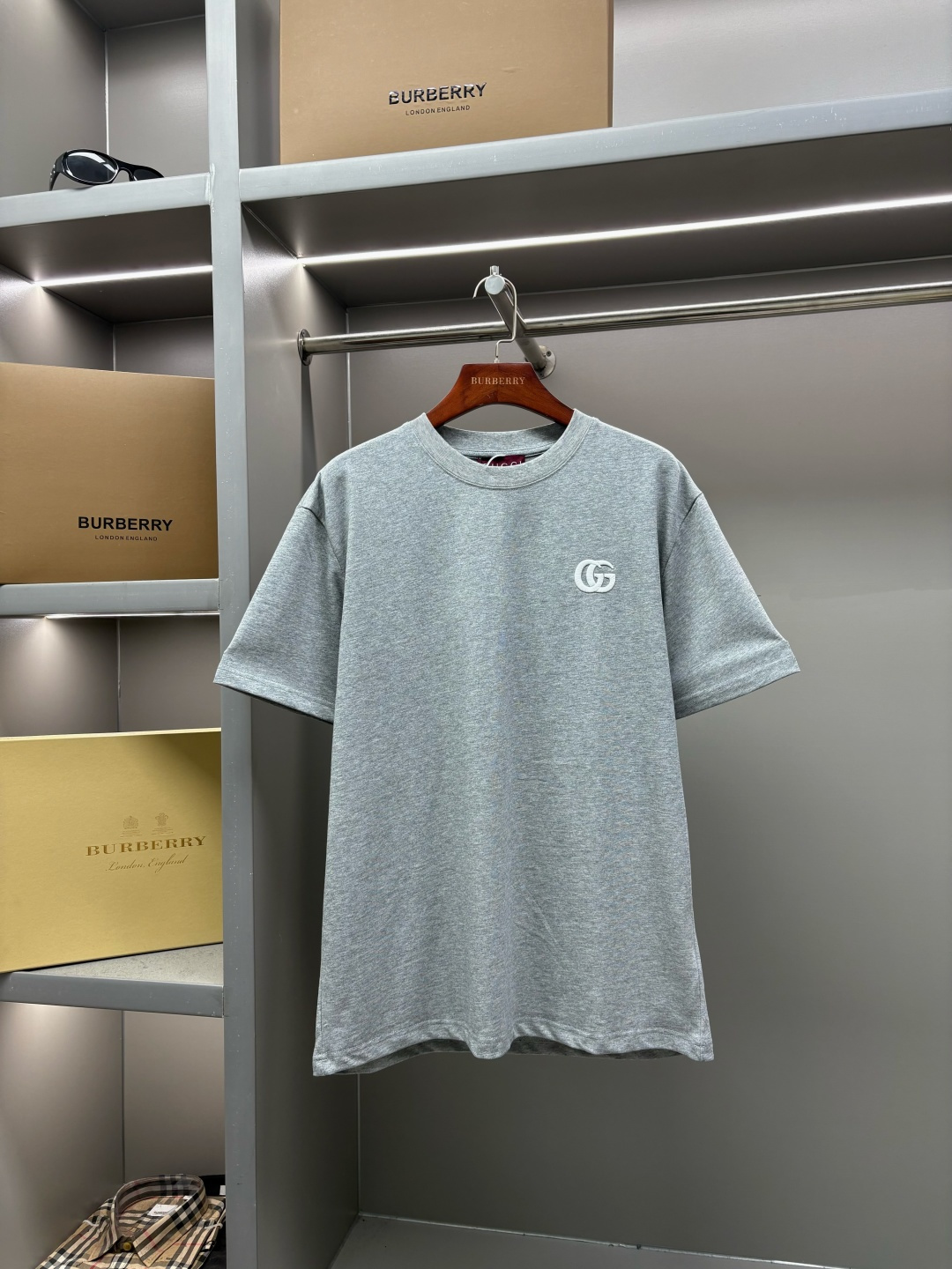 Gucci GUCCI 古驰 双G刺绣新款短袖T桖衫