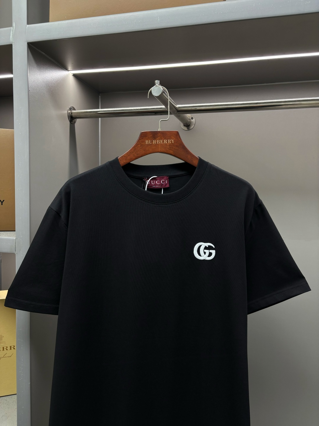 Gucci GUCCI 古驰 双G刺绣新款短袖T桖衫