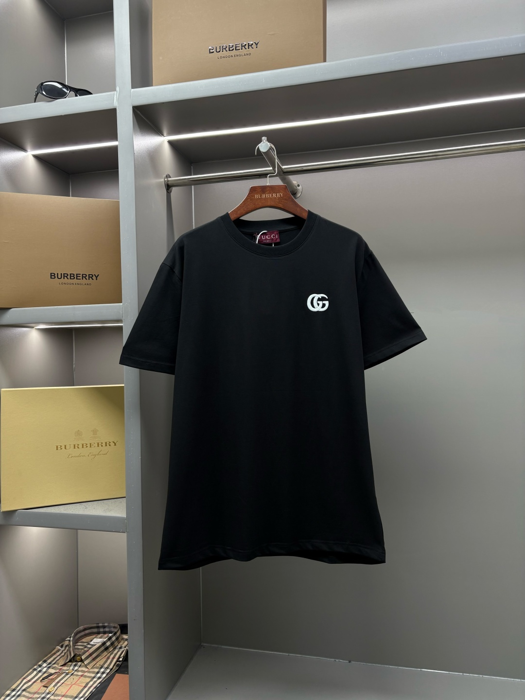 Gucci GUCCI 古驰 双G刺绣新款短袖T桖衫