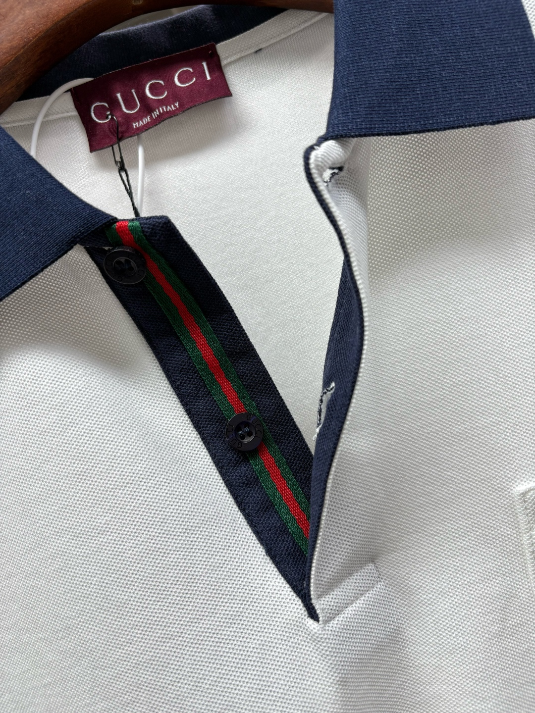 Gucci GUCCI 古驰 门筒织带新款Polo衫