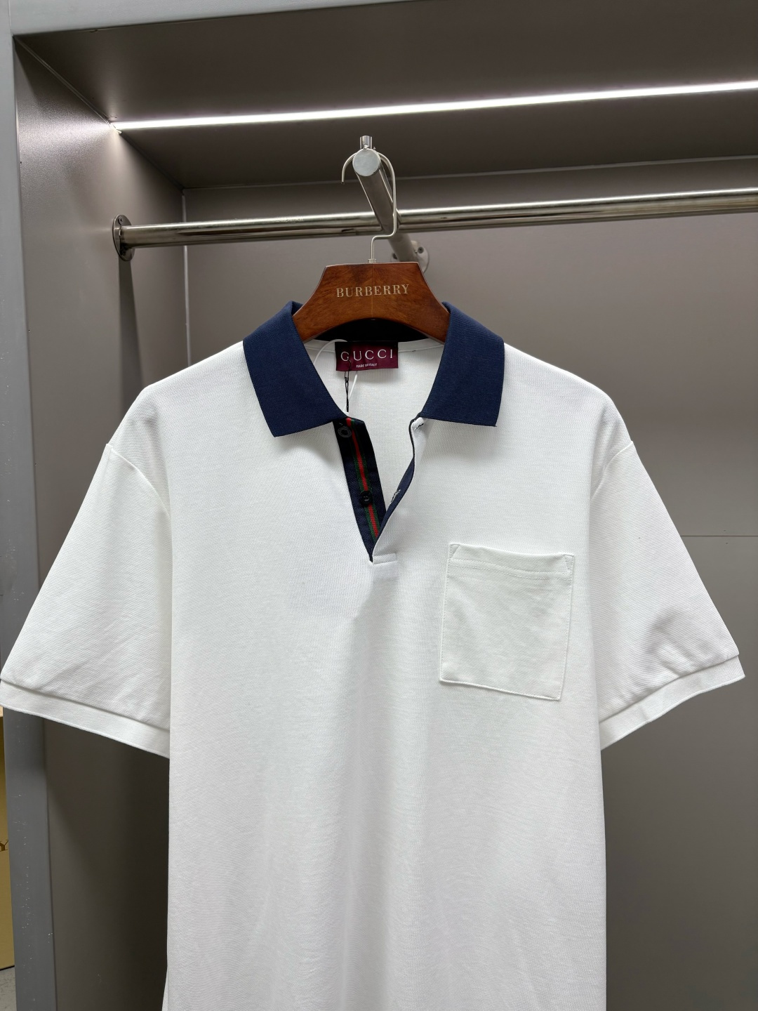 Gucci GUCCI 古驰 门筒织带新款Polo衫