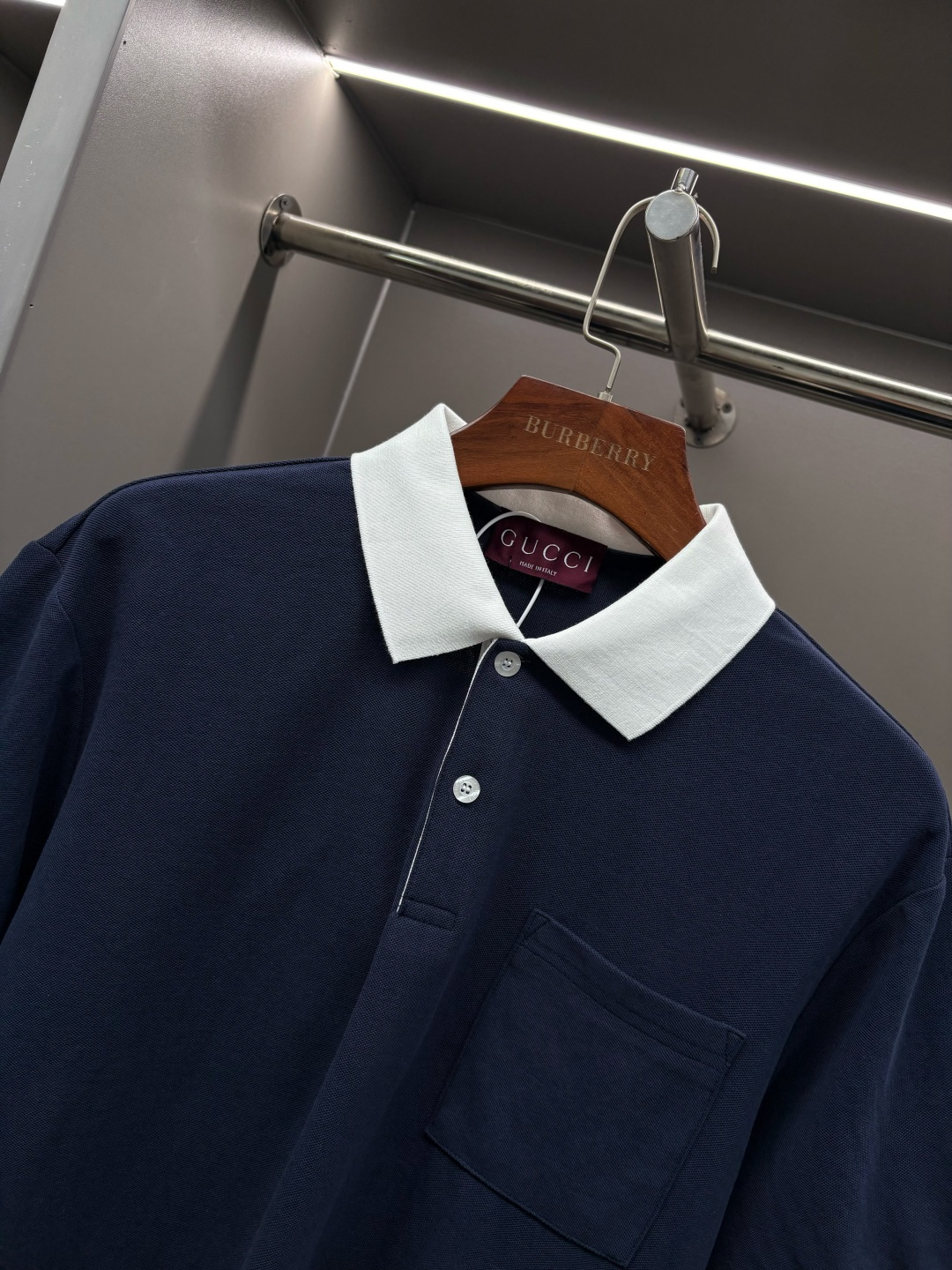 Gucci GUCCI 古驰 门筒织带新款Polo衫