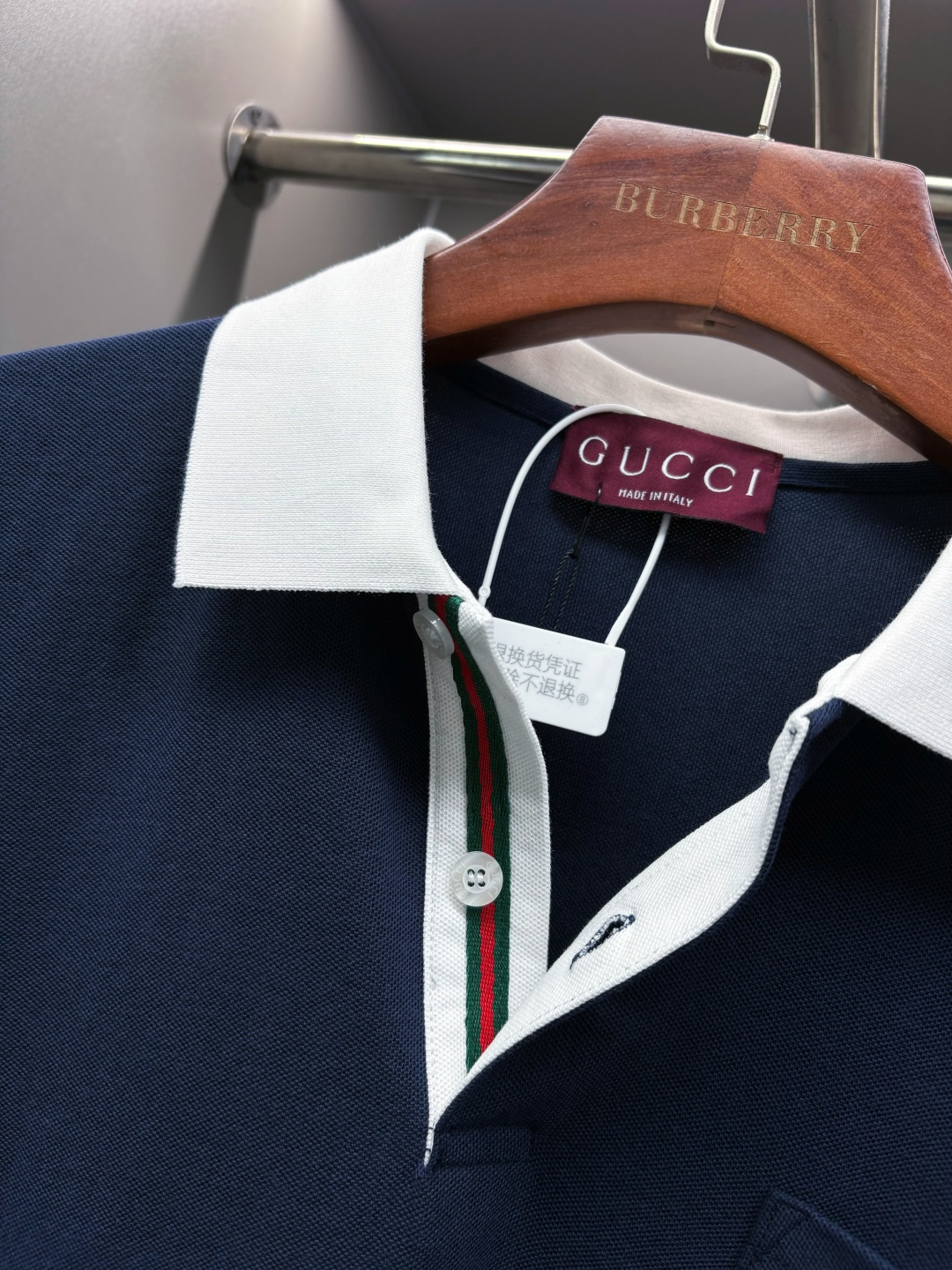 Gucci GUCCI 古驰 门筒织带新款Polo衫