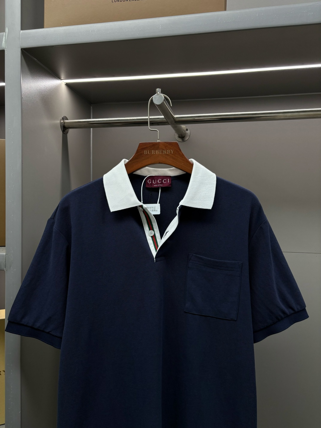 Gucci GUCCI 古驰 门筒织带新款Polo衫