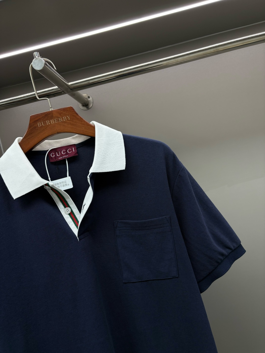 Gucci GUCCI 古驰 门筒织带新款Polo衫