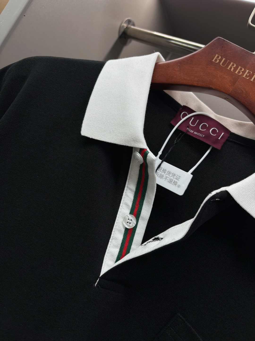 Gucci GUCCI 古驰 门筒织带新款Polo衫
