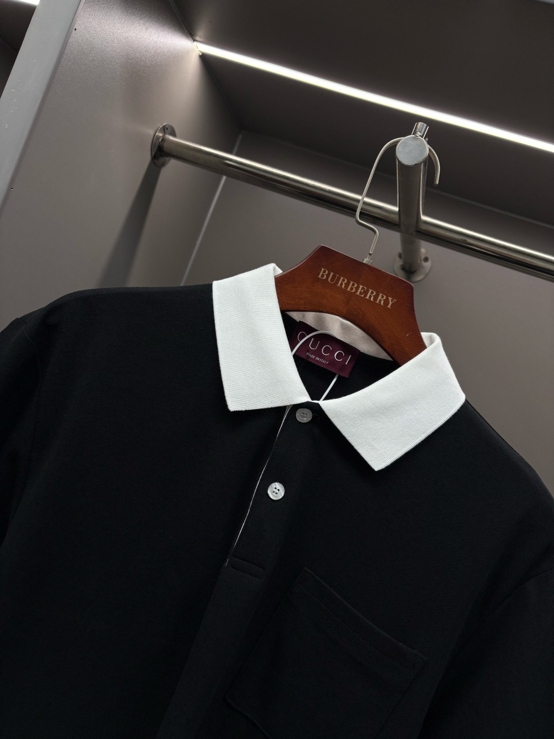 Gucci GUCCI 古驰 门筒织带新款Polo衫