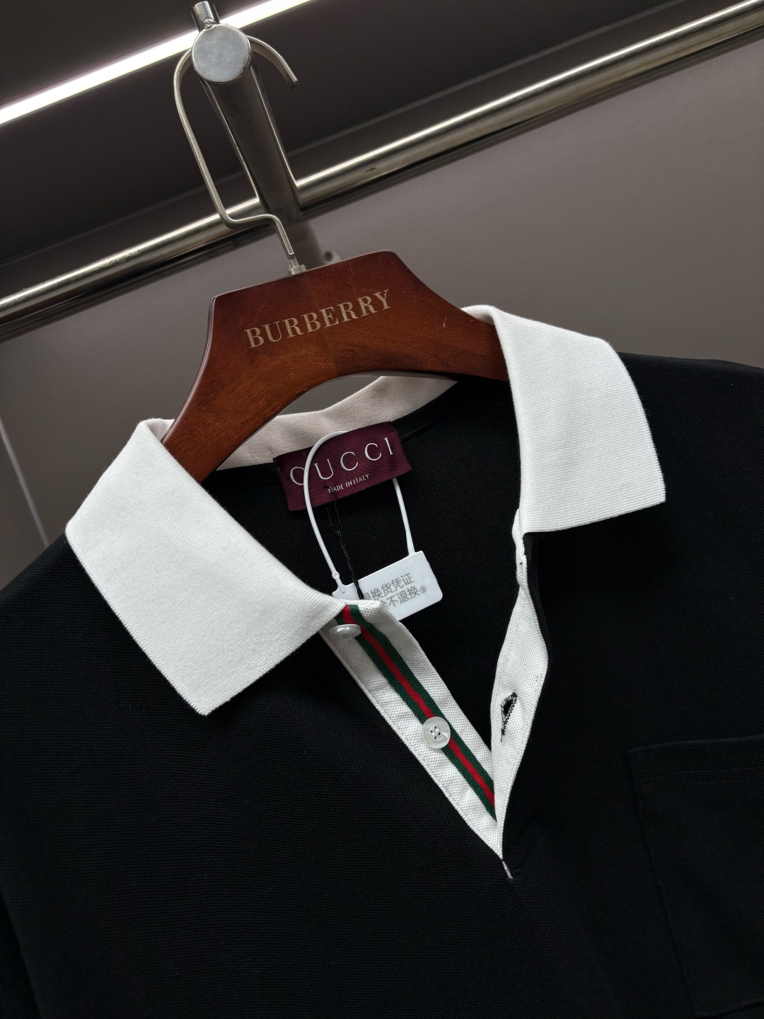 Gucci GUCCI 古驰 门筒织带新款Polo衫
