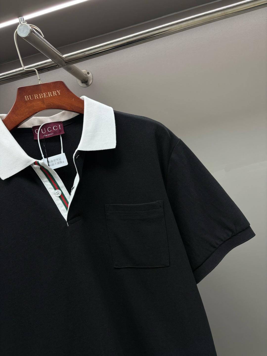 Gucci GUCCI 古驰 门筒织带新款Polo衫