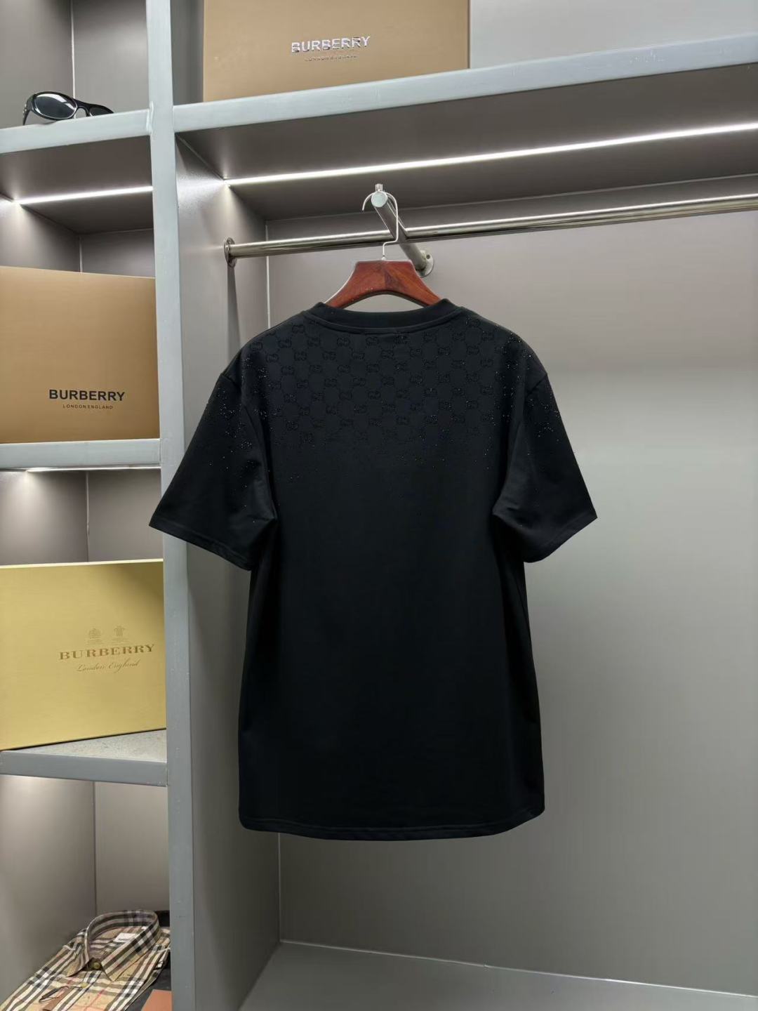 Gucci GUCCI 古驰 水晶满钻新款短袖T桖衫