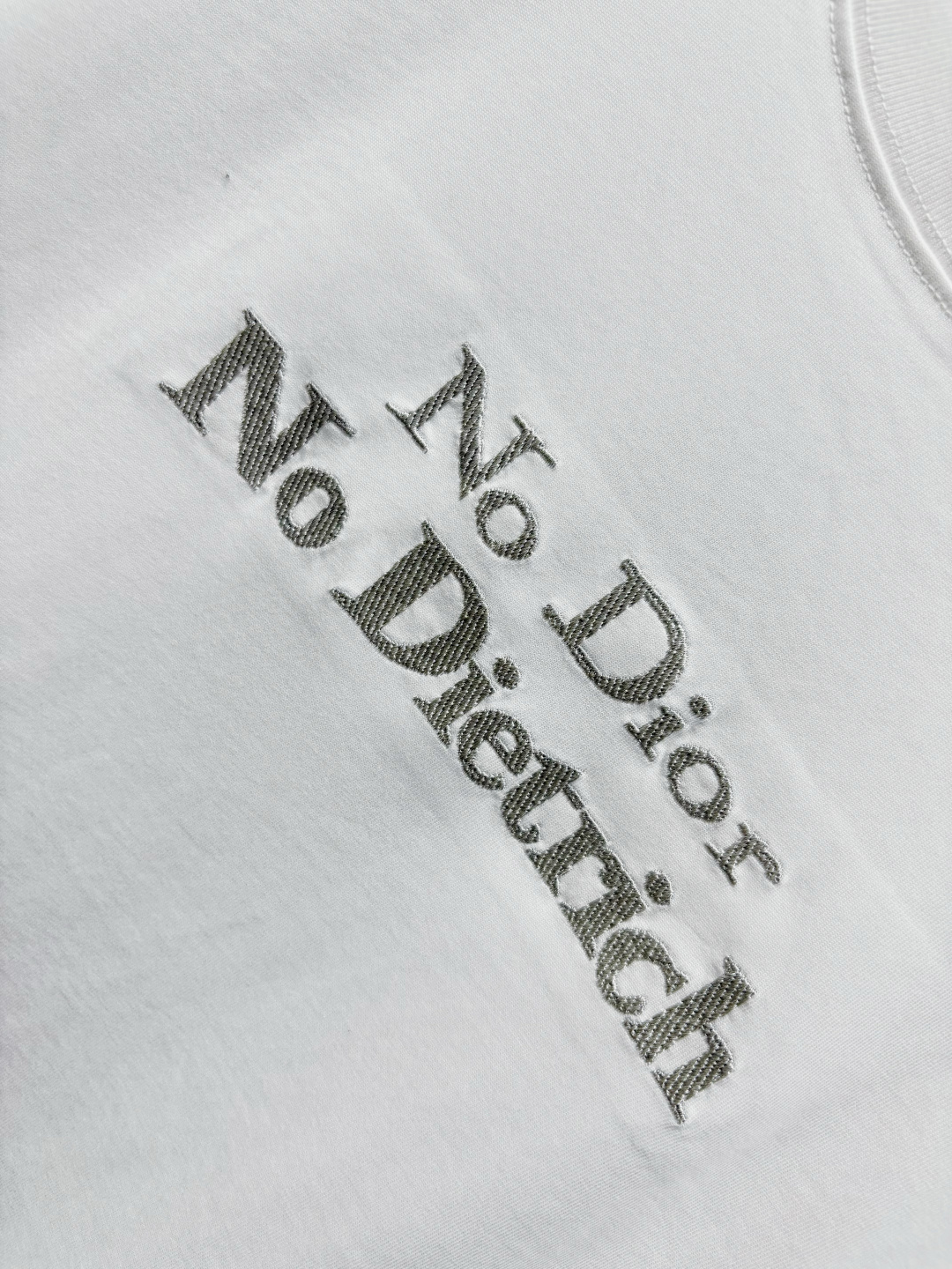 Dior DIOR 迪奥 宣言字母刺绣新款短袖T桖衫