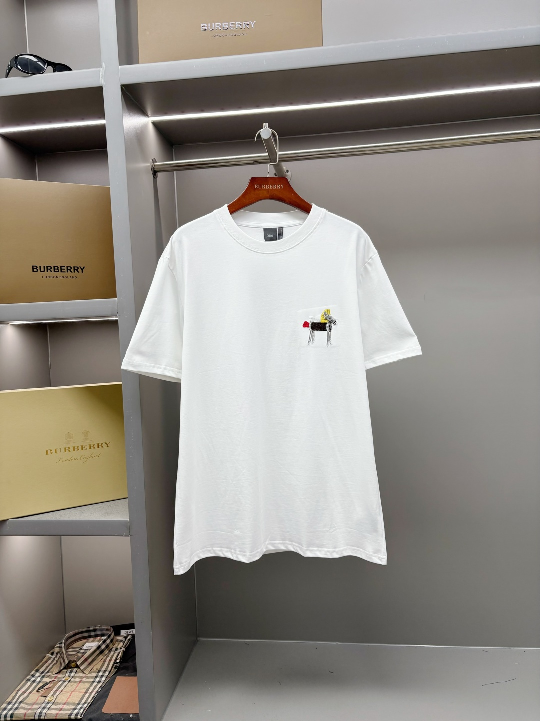 Dior DIOR 迪奥 小马刺绣新款短袖T桖衫