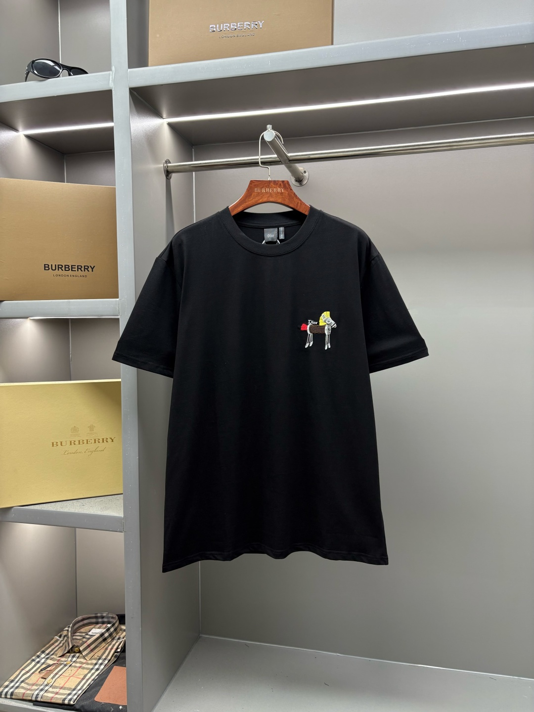 Dior DIOR 迪奥 小马刺绣新款短袖T桖衫
