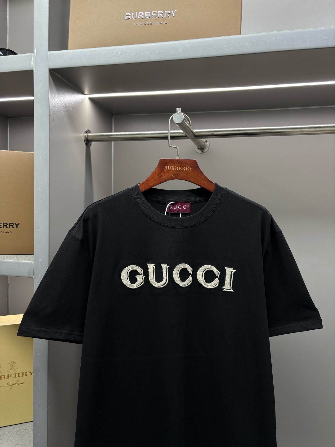 Gucci GUCCI 古驰 字母刺绣新款短袖T桖衫