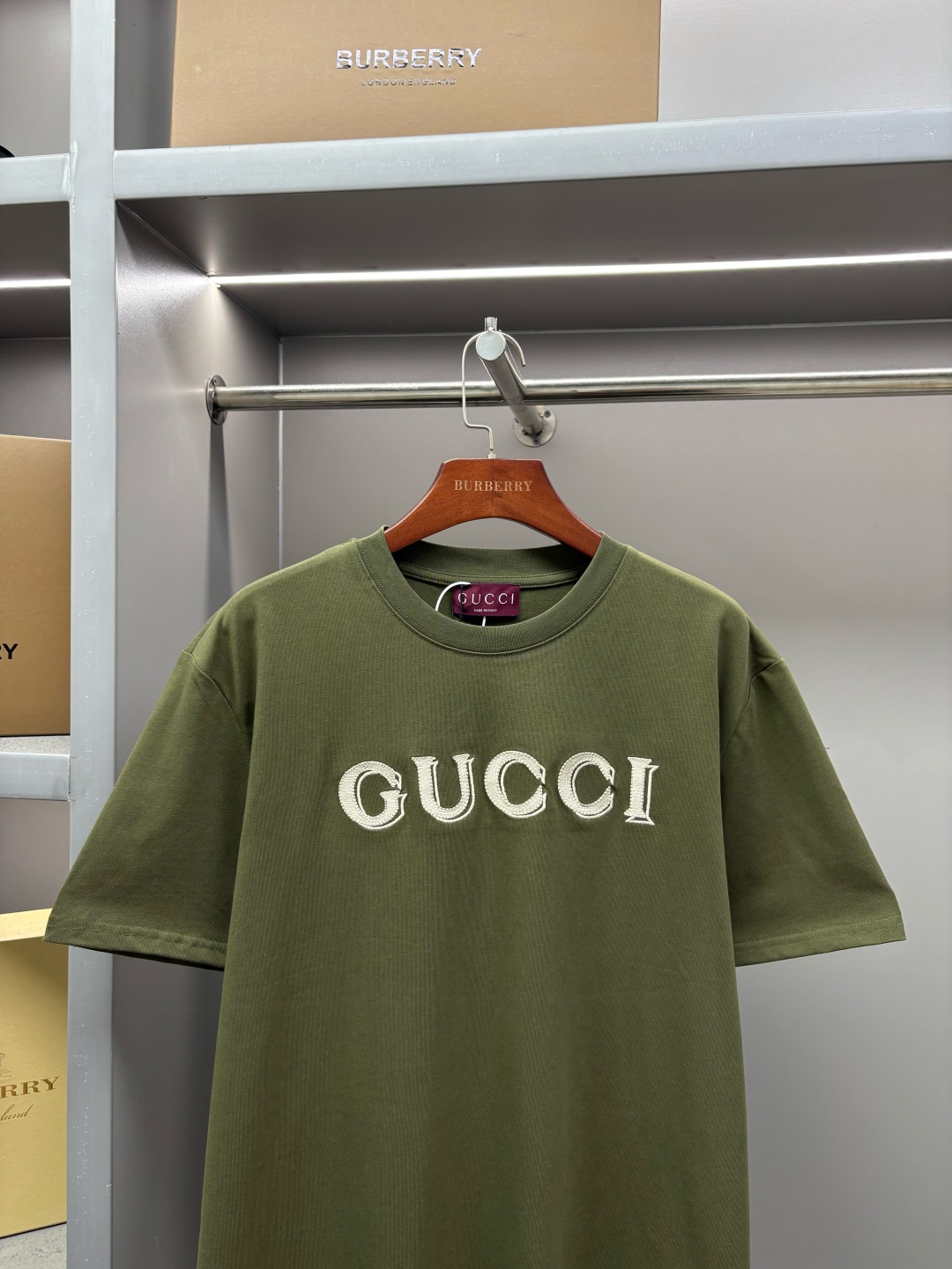 Gucci GUCCI 古驰 字母刺绣新款短袖T桖衫