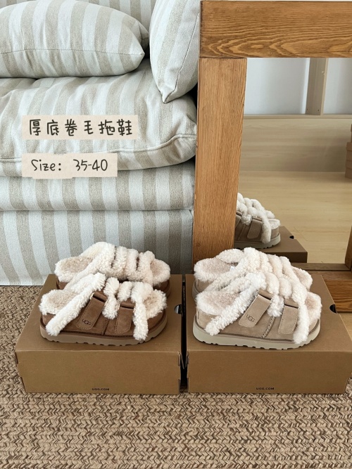 UGG Fluff Yeah Slide Thick Platform Shearling Slippers Sandals, Cozy and Stylish 1 UGG Fluff Yeah Slide Thick Platform Shearling Slippers Sandals, Cozy and Stylish