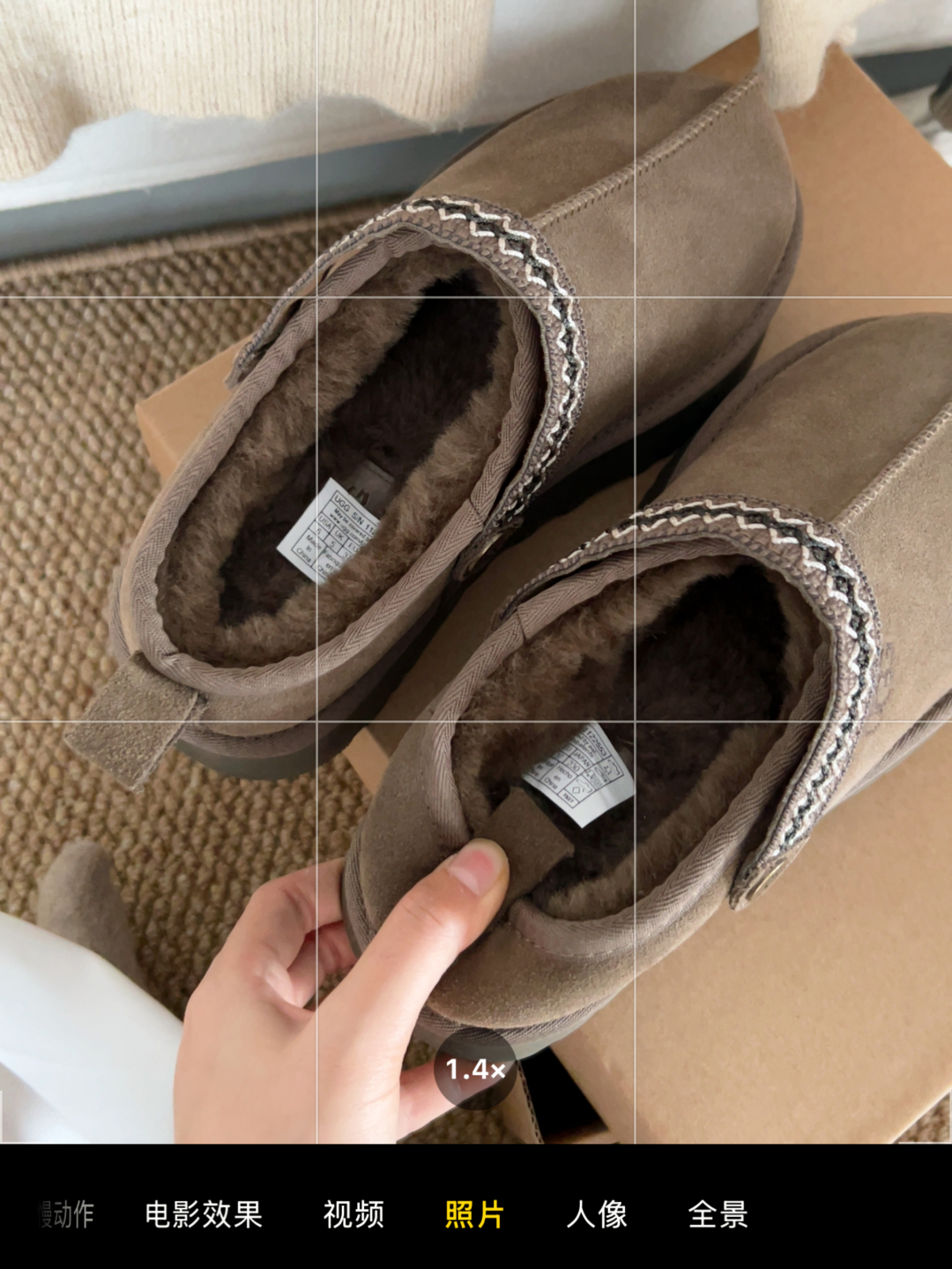 🔥新品UGG | 织带两穿民族风拖鞋✔️羊毛保暖舒适柔软冬季百搭款、3cm鞋底多色可选✓35-40码谁能