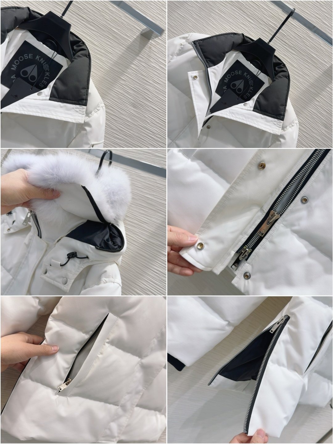 2025 New Moose Knuckle Female Outfit with Dustproof Bags and Classic Logo - 图片 8