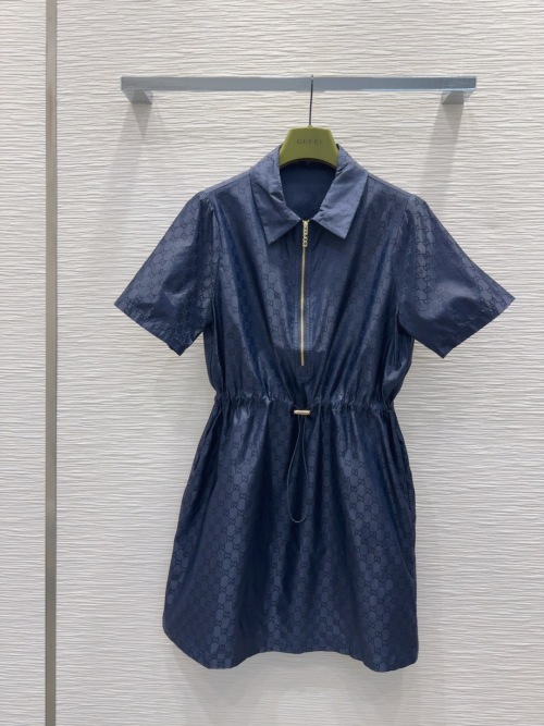Gucci 2025SS Lightweight Mini Dress - Special Texture, Standout Style 1 Gucci 2025SS Lightweight Mini Dress - Special Texture, Standout Style