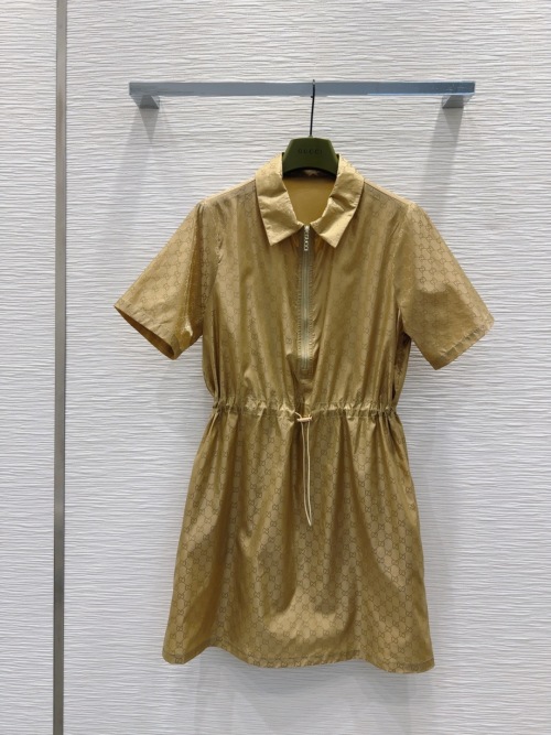 Gucci 2025SS Lightweight Monogram Dress - Chic, Comfortable, and Stylish 1 Gucci 2025SS Lightweight Monogram Dress - Chic, Comfortable, and Stylish