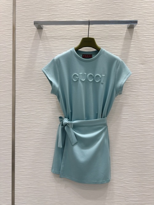 Gucci 2025SS Space Cotton Dress - Comfortable and Versatile - Limited Stock 1 Gucci 2025SS Space Cotton Dress - Comfortable and Versatile - Limited Stock