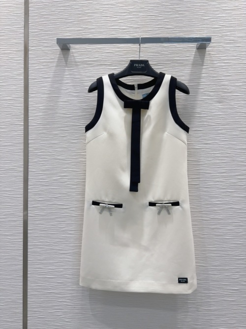 Prada Sleeveless Mini Dress - Chic, Timeless, And Luxurious 1 Prada Sleeveless Mini Dress - Chic, Timeless, And Luxurious