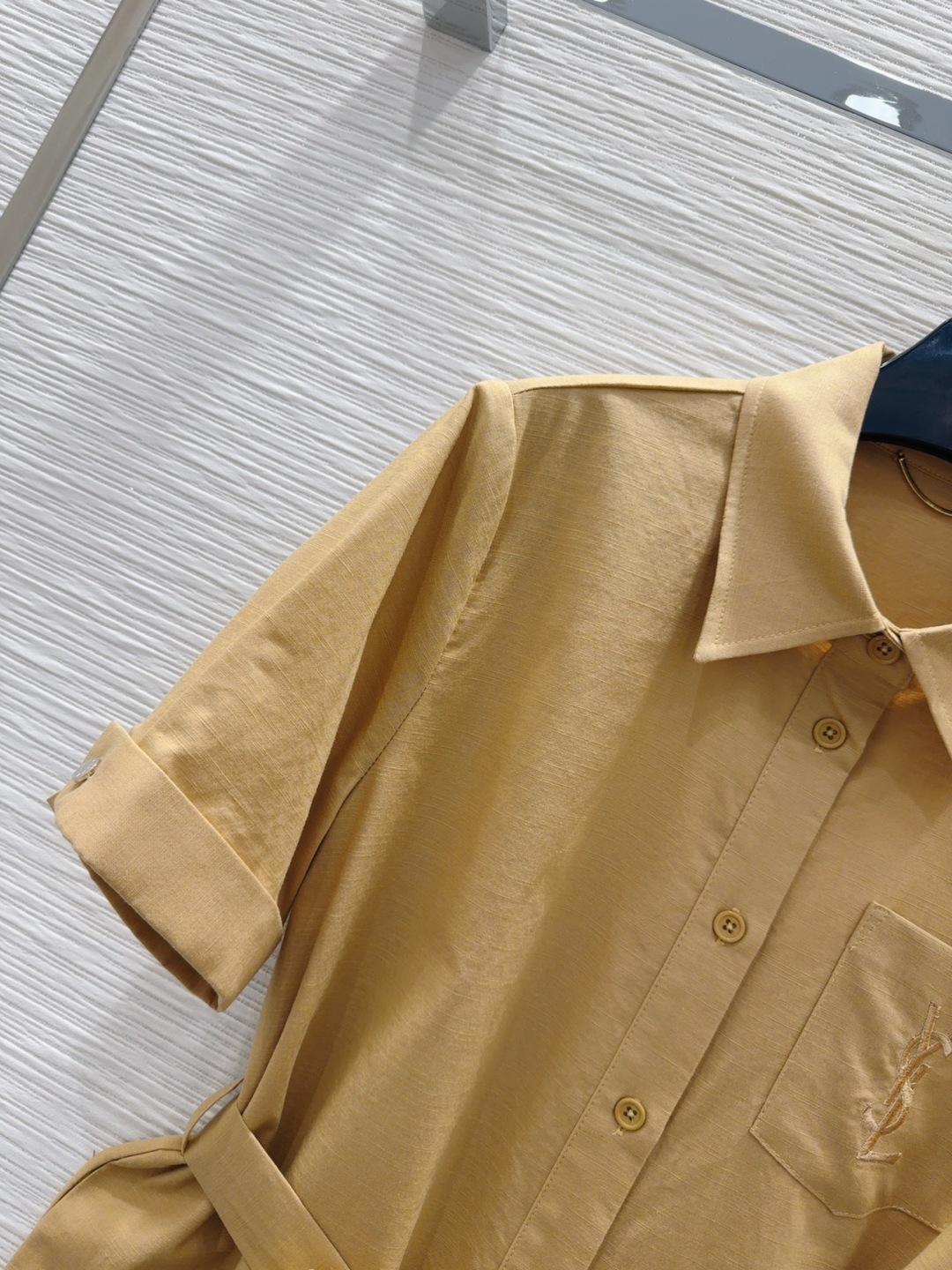 Elegant YSL 2025SS Designer Shirt Dress - Sophisticated & Chic 4 cmp i1748090907518 5984 0 2
