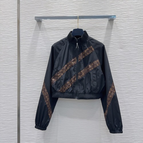 Louis Vuitton 2025FW Women's Black Jacket with Iconic Monogram Stripes 1 Louis Vuitton 2025FW Women's Black Jacket with Iconic Monogram Stripes