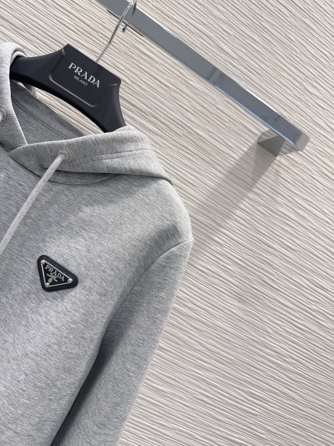 Prada Women's Grey Cropped Hoodie - Stylish and Comfortable 2025 Collection 5 cmp i1755767796264 1752 0 3