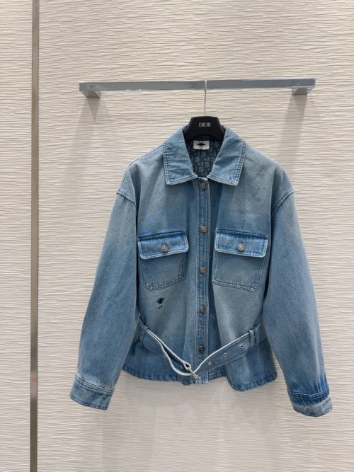Dior Denim Jacket 2025FW, High Quality, Stylish Women's Washed Denim Jacket 1 Dior Denim Jacket 2025FW, High Quality, Stylish Women's Washed Denim Jacket
