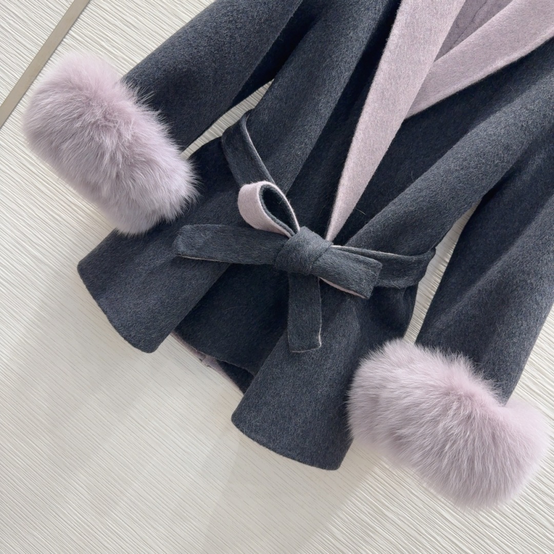 🛍️🛍️原单品质❤️渠道狠货❤️Max Mar*a👑双面羊绒大衣 高衣品的宝宝 30％羊绒+70％羊毛+