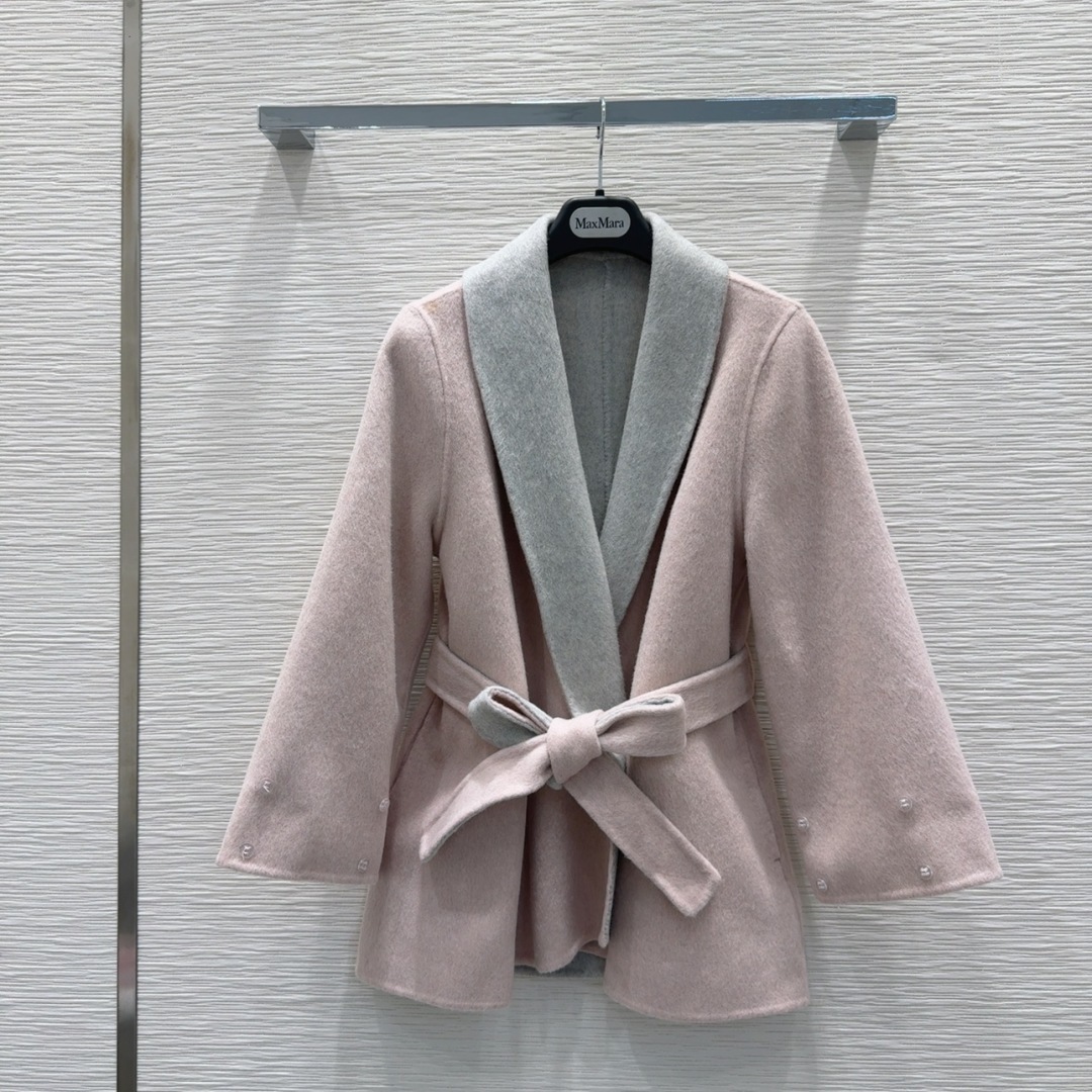 🛍️🛍️原单品质❤️渠道狠货❤️Max Mar*a👑双面羊绒大衣 高衣品的宝宝 30%羊绒+70%羊毛+