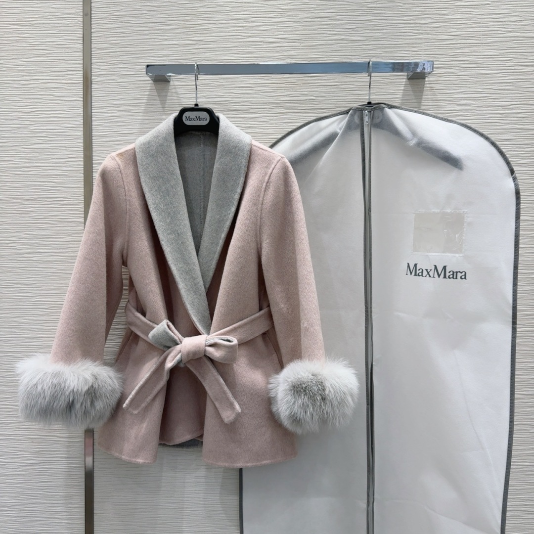 🛍️🛍️原单品质❤️渠道狠货❤️Max Mar*a👑双面羊绒大衣 高衣品的宝宝 30％羊绒+70％羊毛+
