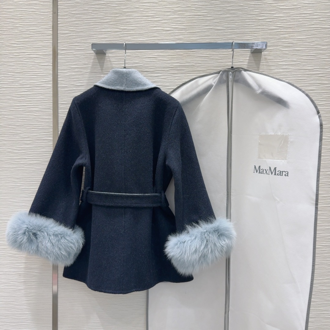 🛍️🛍️原单品质❤️渠道狠货❤️Max Mar*a👑双面羊绒大衣 高衣品的宝宝 30％羊绒+70％羊毛+