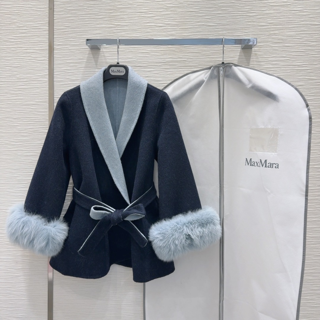 🛍️🛍️原单品质❤️渠道狠货❤️Max Mar*a👑双面羊绒大衣 高衣品的宝宝 30％羊绒+70％羊毛+