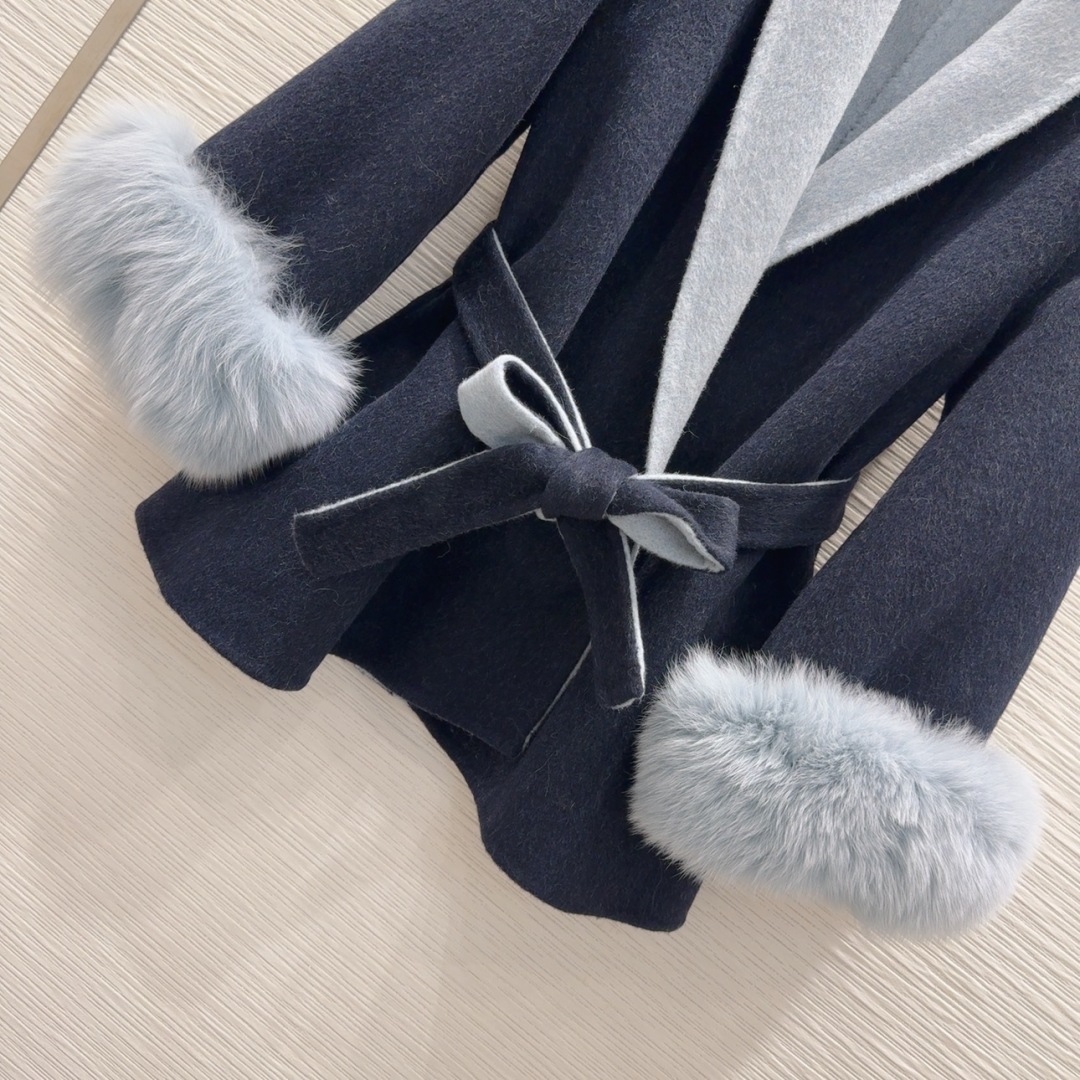 🛍️🛍️原单品质❤️渠道狠货❤️Max Mar*a👑双面羊绒大衣 高衣品的宝宝 30％羊绒+70％羊毛+