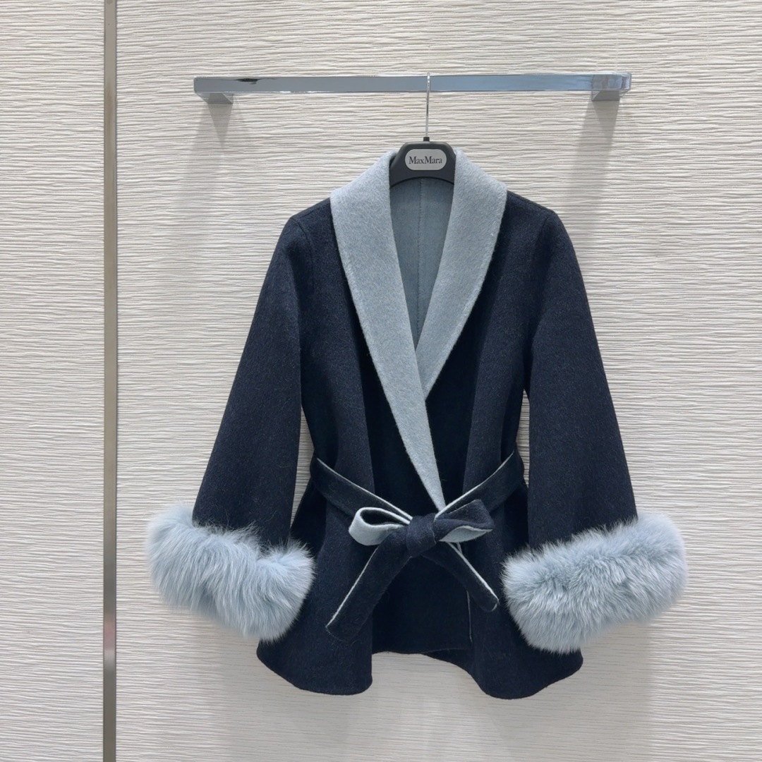 🛍️🛍️原单品质❤️渠道狠货❤️Max Mar*a👑双面羊绒大衣 高衣品的宝宝 30％羊绒+70％羊毛+