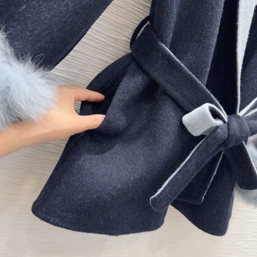 🛍️🛍️原单品质❤️渠道狠货❤️Max Mar*a👑双面羊绒大衣 高衣品的宝宝 30％羊绒+70％羊毛+