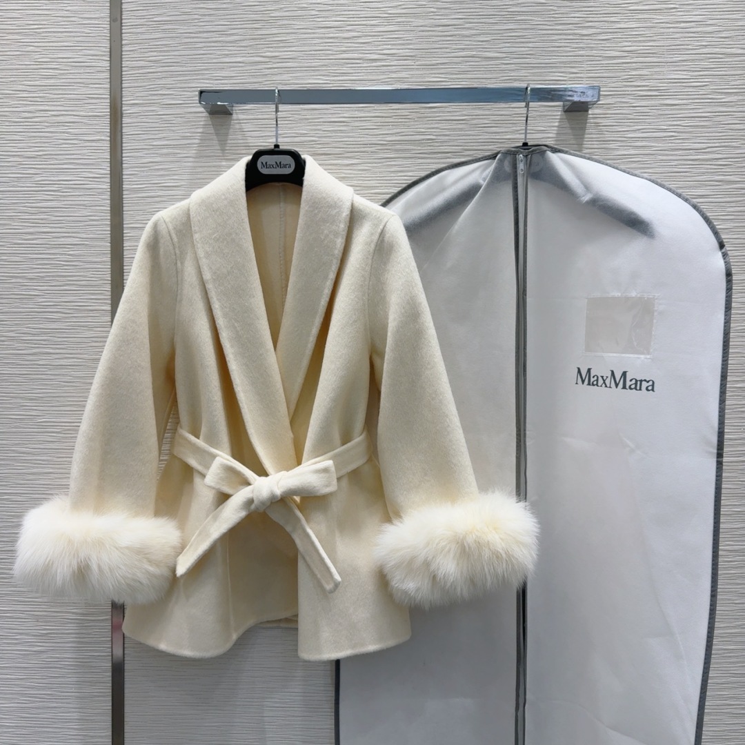 🛍️🛍️原单品质❤️渠道狠货❤️Max Mar*a👑双面羊绒大衣 高衣品的宝宝 30％羊绒+70％羊毛+