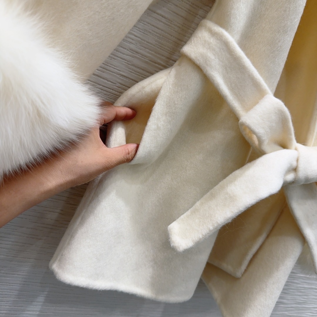 🛍️🛍️原单品质❤️渠道狠货❤️Max Mar*a👑双面羊绒大衣 高衣品的宝宝 30％羊绒+70％羊毛+