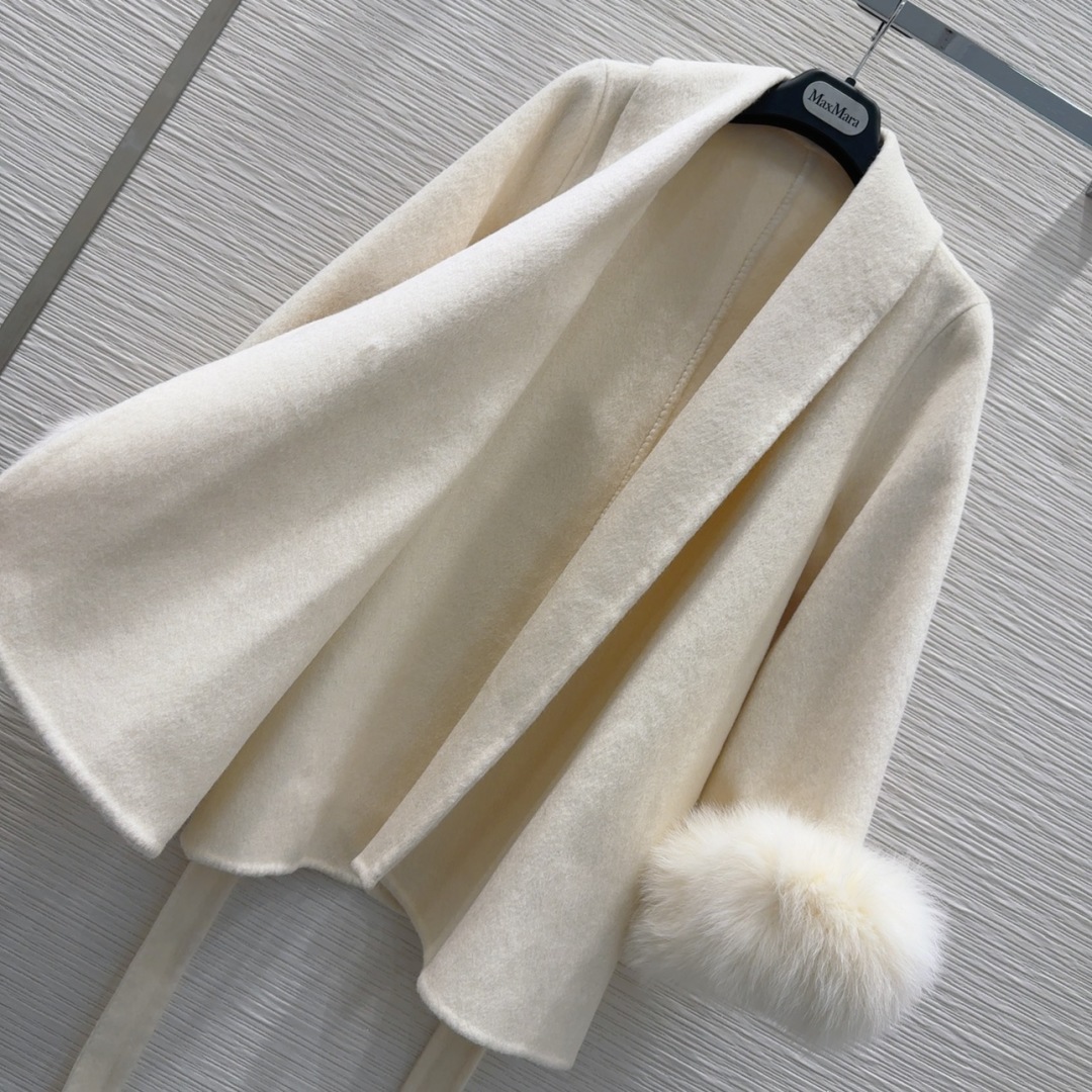 🛍️🛍️原单品质❤️渠道狠货❤️Max Mar*a👑双面羊绒大衣 高衣品的宝宝 30％羊绒+70％羊毛+