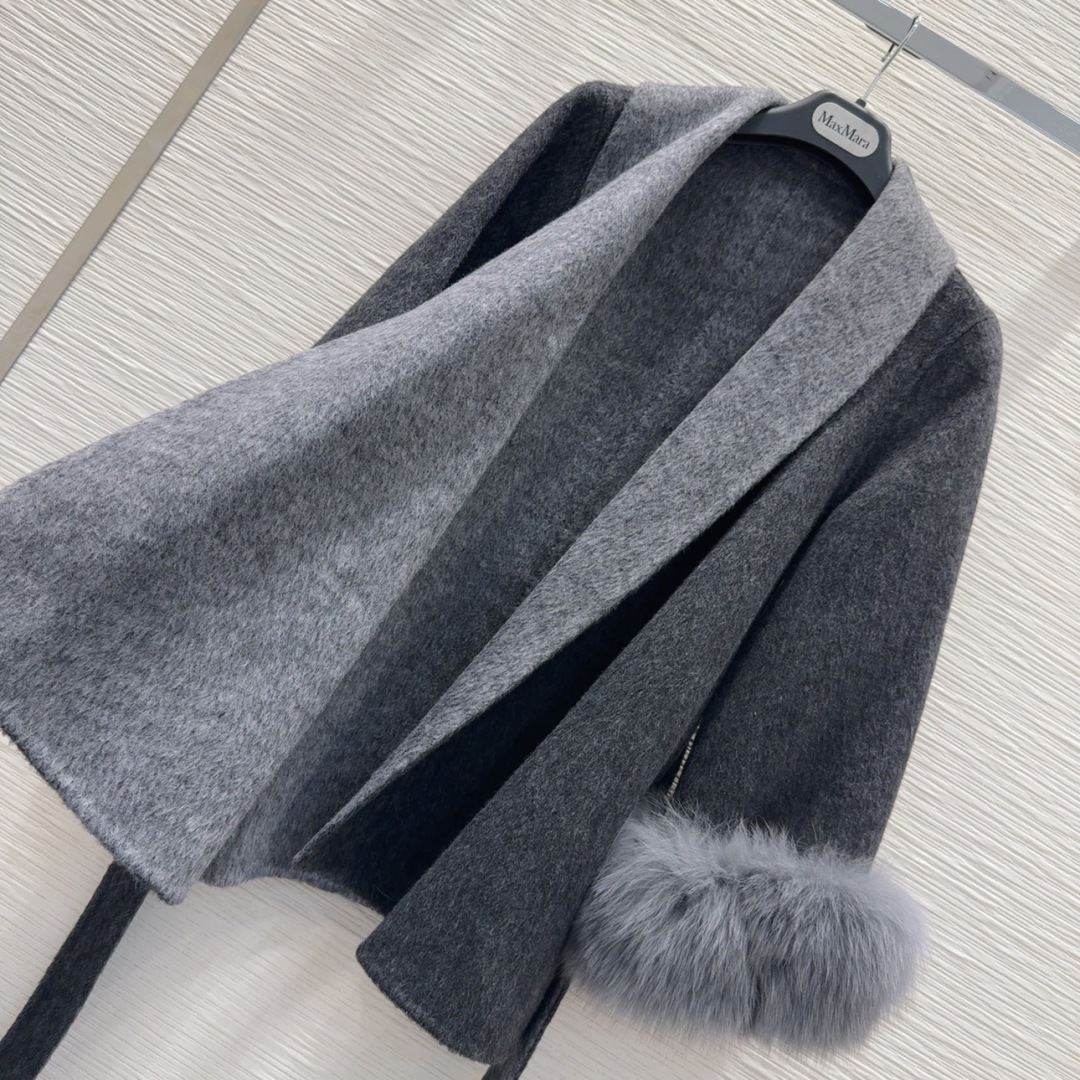 🛍️🛍️原单品质❤️渠道狠货❤️Max Mar*a👑双面羊绒大衣 高衣品的宝宝 30％羊绒+70％羊毛+
