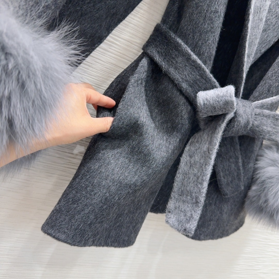 🛍️🛍️原单品质❤️渠道狠货❤️Max Mar*a👑双面羊绒大衣 高衣品的宝宝 30％羊绒+70％羊毛+