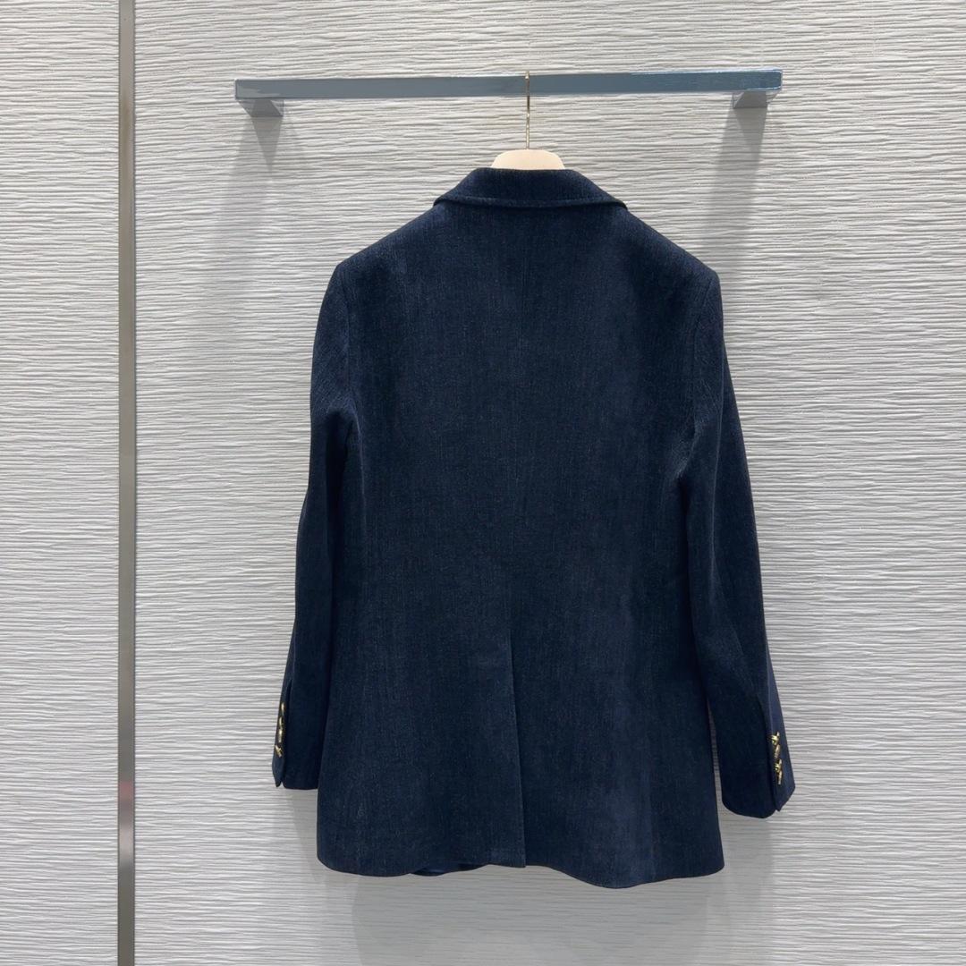 Miu Miu Women's 2025FW Navy Corduroy Skirt Suit Set 10 cmp i1757076836270 1409 0 7