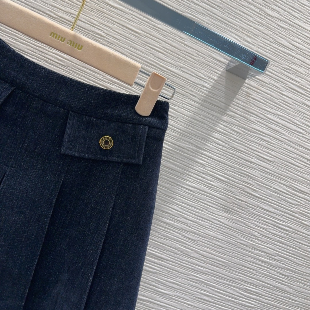 Miu Miu 2025FW Navy Corduroy Blazer & Skirt Set - High-End Women's Suit 4 cmp i1757076916147 5595 0 8